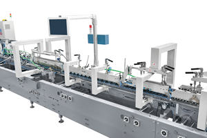 La machine à cartonner est contrôlée par des servomoteurs complets pour réaliser avec précision chaque emballeur de carton entièrement automatique <span class=keywords><strong>Action</strong></span> ZX400 - Product Image 3