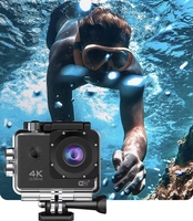 4K UHD 2,0-Zoll-LPS-HD-Bildschirm Action-Kamera WiFi Unterwasser helm Fahrrad Video aufzeichnung Sport kamera Ocean Digital Camcorder