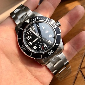 Reloj Unisex de Negocios con Doble Manecilla Luminosa, Resistente al Agua, Correa de Acero Inoxidable, Calendario, Cronógrafo, Diámetro Grande, Alta Calidad - Product Image 2