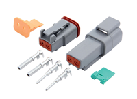 Conector Deutsch de 2 Pines, Kit de Conectores Macho/Hembra 71-322