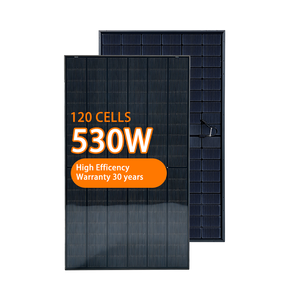 Paneles Solares Negros Tipo N Topcon de 530W de Alta Eficiencia (24.48%) para Sistemas Solares Domésticos con Garantía de 30 Años - Product Image 3