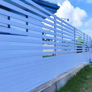 アルミ製エコフレンドリーDIYガーデンゲート、売れ筋商品、住宅・農場用装飾木目パネル、耐久性のあるアルミフェンス - Product Image 3