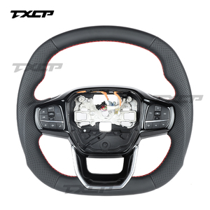 Volant en cuir personnalisé pour <span class=keywords><strong>Ford</strong></span> Transit C-MAX Tourneo Kuga St V348 mk8 2018 2019 2023 2021 <span class=keywords><strong>2022</strong></span> - Product Image 1