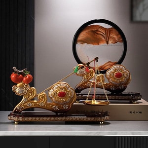 Adorno satisfactorio para sala de estar, nuevos accesorios chinos para el hogar, luz de gama alta, decoración de gabinete de TV para porche de lujo - Product Image 2
