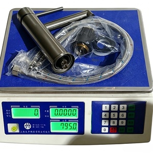 Robinet de lavabo monocommande en acier inoxydable 304 brossé à monter sur le plan, avec cartouche céramique, pour salle de bain, modèle 350001-LS, construction en acier inoxydable 304 - Product Image 1