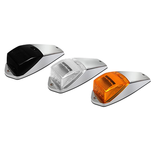 5 Luces de Marcador de Cabina Universales de 12V 24V para Camión, 17 LED Ámbar, Luces de Techo para Camión y Remolque - Product Image 1