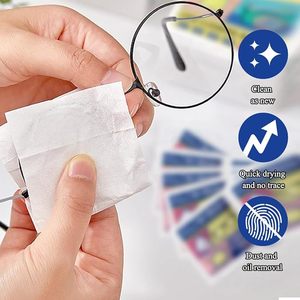单装防雾眼镜和太阳镜湿镜片清洁湿巾软香玻璃清洁产品 - Product Image 6