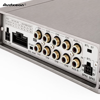 Amplificateur de puissance 4 canaux classe D avec DSP 8 canaux, puce AKM japonaise, RMS 4x55W+2x15W, puissance maximale 4x100W+2x30W, haute puissance, sortie 12V