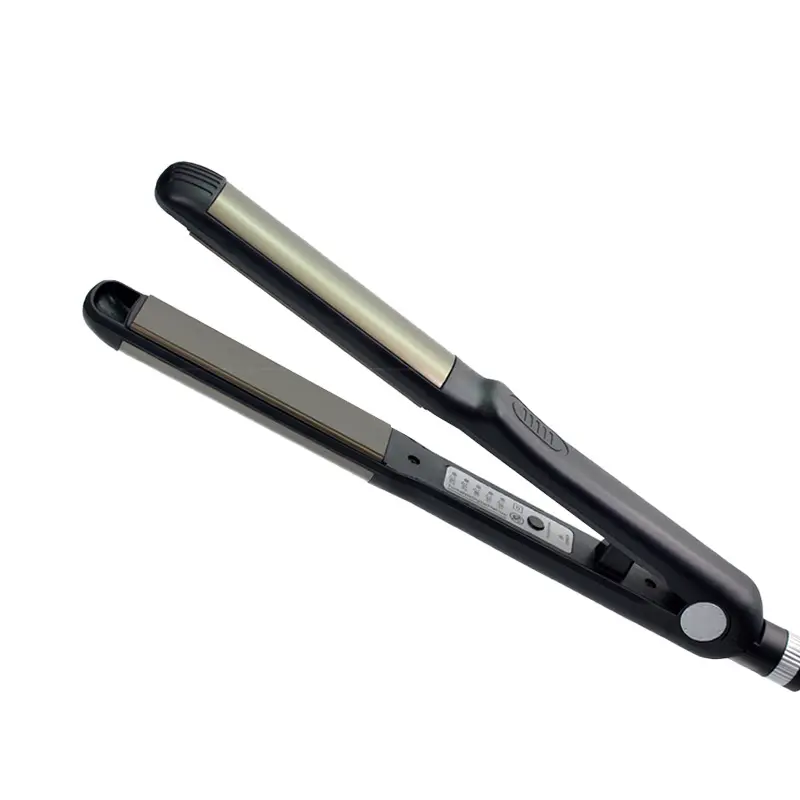 New Straightener Hair Straightener Plate Steam Flat Iron Curler OEM Customize Private Label Packaging titanium flat iron