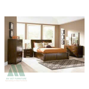 Conjuntos de dormitorio de madera modernos de alta calidad Vietnam OEM ODM muebles para el hogar para hoteles armarios aparadores al por mayor fabricados - Product Image 5