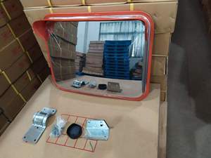 45*60CM <b>square</b> Traffic <b>Mirror</b> /outdoor Stainless Steel Convex <b>Mirror</b> for Road Safety - Product Image 6