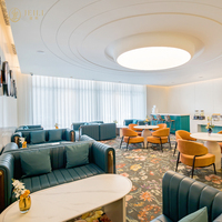 Chaises et tables en bois pour restaurant commercial moderne, sièges de salon de terrasse d'hôtel de luxe, chaises de banquet pour mobilier de restaurant