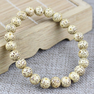 Hainan Bodhi Seed <b>Bracelet</b> 8mm 10mm 12mm Single Loop Unisex Religious Jewelry Beads - Product Image 3
