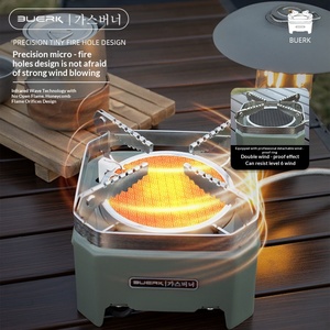 Bubik Grote Brandvermogen Winddichte Energiebesparende Buiten Camping Infrarood Butaan Split Cassettebrander met Ontsteking Groothandel - Product Image 4