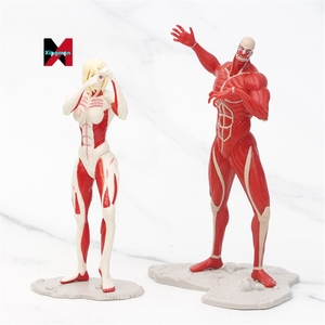 6 unids/set Attack on Titan Agito Kemono No Kyojin Set figura de juguete estatuas Anime figuras de acción - Product Image 4