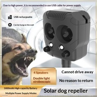 Dispositif répulsif à ultrasons continu haute puissance pour villas, garages et maisons, conçu pour éloigner les chiens errants et les chats sauvages