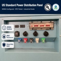 Genset Diesel 100kW Bersertifikasi EPA |   Generator Kedap Suara 3 Fasa Auto Start ATS Pemanas Mesin Tangki Bahan Bakar 24 Jam