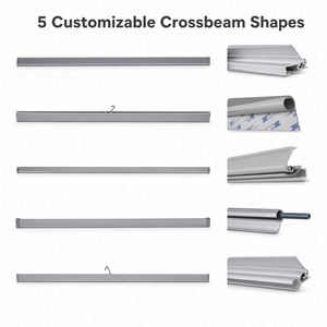 Support de bannière déroulante <span class=keywords><strong>Kakemono</strong></span>, bannière rétractable en aluminium avec revêtement chromé et impression de logo personnalisé - Product Image 4