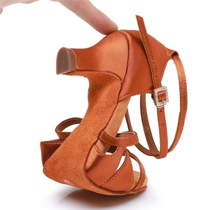 <span class=keywords><strong>Zapatos</strong></span> <span class=keywords><strong>de</strong></span> <span class=keywords><strong>Baile</strong></span> <span class=keywords><strong>de</strong></span> Salón para Mujer, Suela Blanda, Tacón Alto, para Entrenamiento, Cha-Cha, Actuaciones Latinas - Product Image 2