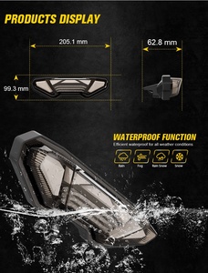 MS-FZ09T1416 ไฟท้ายรถจักรยานยนต์ LED สีแดงสำหรับยามาฮ่า เอ็มที-09 เทรเซอร์ 900/<span class=keywords><strong>GT</strong></span> 2019 FZ-10 2016-2019 เบรคยามาฮ่าอุปกรณ์เสริมระบบไฟ - Product Image 2