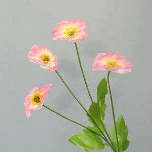 ก้านช่อดอกบัวไฮเดรนเยียสีชมพูสมจริงทำจากพลาสติกกันฝุ่นอุปกรณ์สำหรับวันแต่งงานแบบโค้งรูปมงกุฎดอกไม้ DIY - Product Image 4