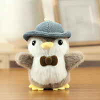 Petits animaux en peluche, porte-clés pingouin en peluche, jouets en peluche de créateur, porte-clés pingouin en peluche Pudgy