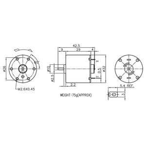 Motores Micro PMDC PrimoPal de 3400~6400 rpm, 12V 24V, Motor <span class=keywords><strong>El</strong></span>éctrico de CC con Imán Permanente y Mini Escobillas de Carbón para Máquinas Expendedoras - Product Image 5