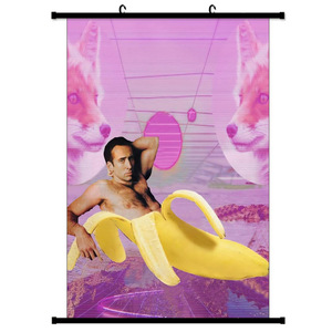 30*45CM abd filmleri sanat tuval komik Meme dini boyama goblen <span class=keywords><strong>Nicolas</strong></span> kafes Poster - Product Image 3