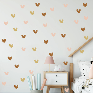 Pegatinas de pared de corazón extraíbles para niños, decoración de habitación de bebé, calcomanías de pared para guardería, regalo para niñas, gran oferta - Product Image 4