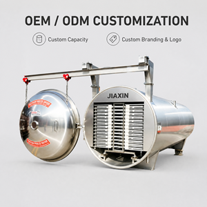 Lyophilisateur industriel, machine <span class=keywords><strong>de</strong></span> lyophilisation, plateaux multicouches en acier inoxydable pour la transformation des fruits, légumes et aliments - Product Image 4