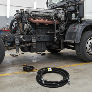 QSP OEM A0002571866 New Clutch <b>Hose</b> Mercedes ACTROS Heavy Duty Trucks (1982-1987) 380cm <b>Rubber</b> Brake System Part 1 Month Europe - Product Image 3