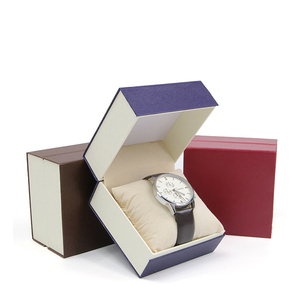 Personnalisé hommes et femmes carré de luxe <span class=keywords><strong>montre</strong></span> emballage cadeau boîte avec oreiller - Product Image 5