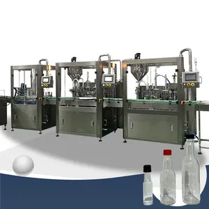 50ml 375ml 750ml Vodka Gin Wine Whisky Spirits Liquor Liquid Bottle Filling Capping Bottling Machine For Packing Line