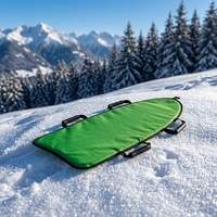 Tapis de luge pliable pour le plaisir hivernal ultime, en PVC, avec poignée antidérapante, vente en gros, logo personnalisé, équipement de plein air, parcs de neige