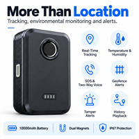 Traceur GPS 4G direct usine 10000mAh magnétique étanche WiFi avec application Android, localisateur de véhicule, intégration API, température et humidité