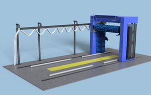 غسيل الحافلات والشاحنات الأوتوماتيكي بالكامل مع الشامبو المنظف ونظام غسيل الشاحنات والحافلات عالي الكفاءة بالتحكم PLC - Product Image 6