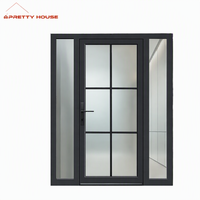 Puerta de Entrada de Acero Inoxidable Antirrobo de Diseño Moderno, Puerta de Seguridad para Entrada Principal de Villa, Puerta Exterior para Apartamento o Dormitorio