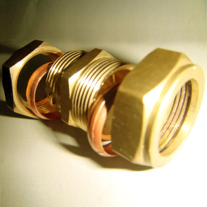 Collecteur solaire à plaque plate à double ferrule 22, avec tube en cuivre épaissi et raccords filetés en laiton forgé <span class=keywords><strong>BSPP</strong></span>/BSPT/NPT - Product Image 2