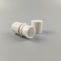 Mini tube de rouge à lèvres rond en plastique blanc 4G, emballage vide pour maquillage, étui pour stick de contour solide, blush et anticernes