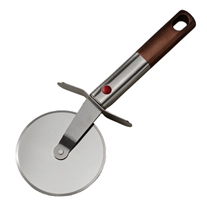 Disposable Foldable Kitchen Stainless Steel Wheel Knife <b>Baking</b> Tools High Precision Pizza Slicing Sliding Spatula - Product Image 1
