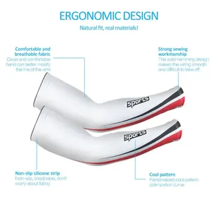 Manchons <span class=keywords><strong>de</strong></span> bras <span class=keywords><strong>de</strong></span> jeu Manchons <span class=keywords><strong>de</strong></span> vélo Protection UV Running Cycling Sleeves Sunscreen Arm Warmer Sun Specialized Mtb Arm Cover Cuff - Product Image 2