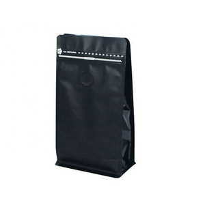 リサイクル可能なフラットボトムコーヒー包装袋（バルブとジッパー付き） - Product Image 2