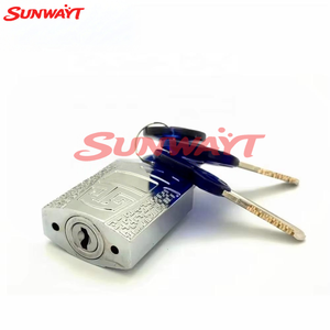 Candados de Aleación de Zinc Plateados de 40mm/50mm/60mm con Llave, Candado de Seguridad para Máquinas de Juegos Arcade - Product Image 3