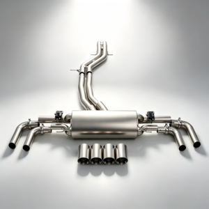 Système d'échappement Catback à soupapes HE AUTO, fourni directement par l'usine, pour <span class=keywords><strong>Audi</strong></span> <span class=keywords><strong>SQ8</strong></span> 4.0T, sur mesure, en acier inoxydable 304, épaisseur de tuyau de 1,5 mm - Product Image 3