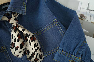 Ropa Infantil, Vestido Balochi de Mezclilla de Manga Larga, Diseños de Vestidos, Fotos, Hecho en India, Importado de China - Product Image 4