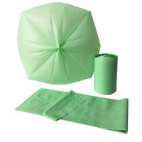 Sacs alimentaires biodégradables, rouleaux de plastique biodégradable, sacs compostables en PHA, PLA, PBAT, amidon de maïs pour fruits et légumes