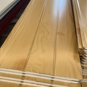 Panneau sandwich en <span class=keywords><strong>polyuréthane</strong></span> isolant de conception moderne, prix bas, panneau en métal sculpté pour l'extérieur - Product Image 4