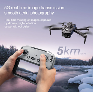 Nouveau drone GPS V168 MAX professionnel avec caméra 4K, FPV aérien, évitement d'obstacles, télécommande à grand écran, drone pliable - Product Image 5