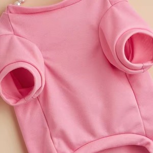 T-shirt personnalisé pour animaux de compagnie, vêtements pour chiens en polyester doux, couleur unie, col ras du cou, printemps-été, respirant, décontracté pour petits chiens et chats, 11 couleurs - Product Image 5