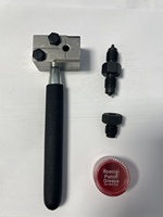 Kit d'outils de double évasement pour conduites de frein, outil universel d'évasement à 45 degrés pour la réparation des conduites de frein de véhicules
